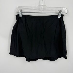 Assets by Spanx black skirtini swim skirt #1533 sz M